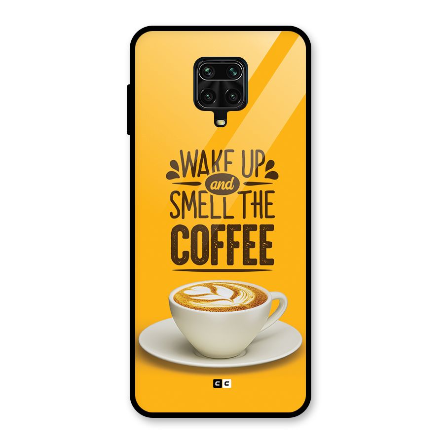 Wake Up Coffee Glass Back Case for Poco M2 Pro