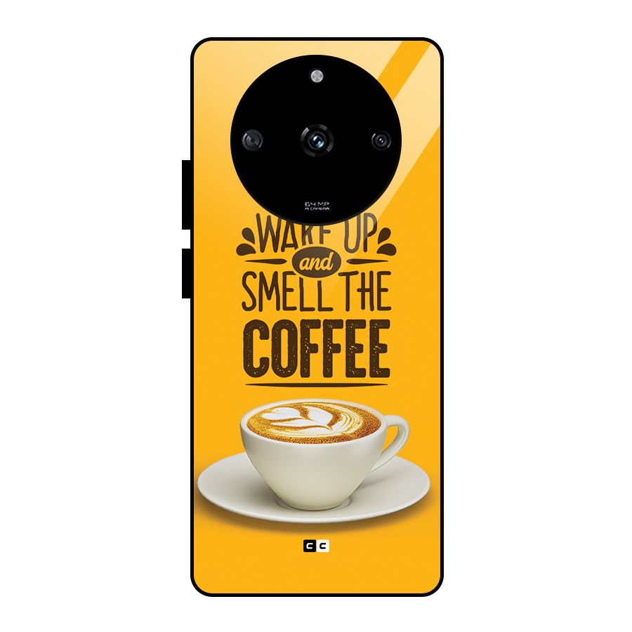 Wake Up Coffee Glass Back Case for Realme Narzo 60 5G