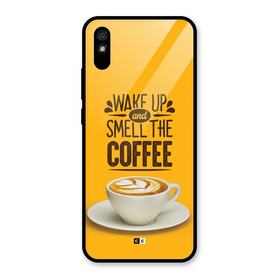 Wake Up Coffee Glass Back Case for Redmi 9i