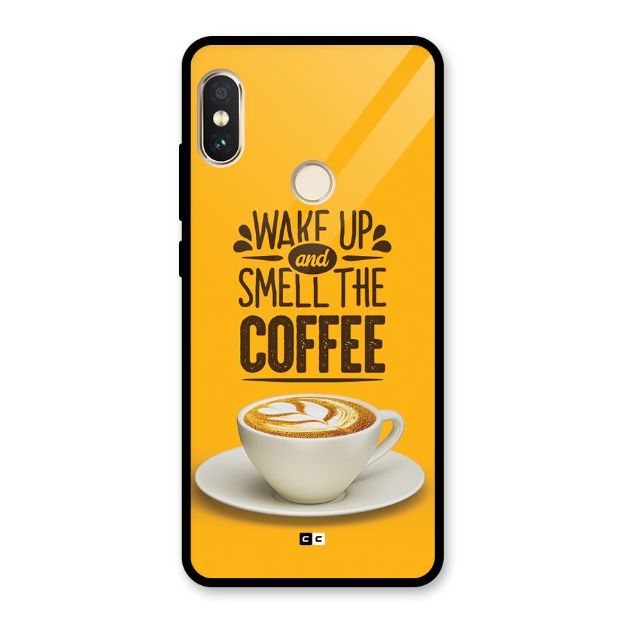Wake Up Coffee Glass Back Case for Redmi Note 5 Pro