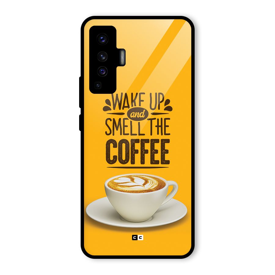 Wake Up Coffee Glass Back Case for Vivo X50
