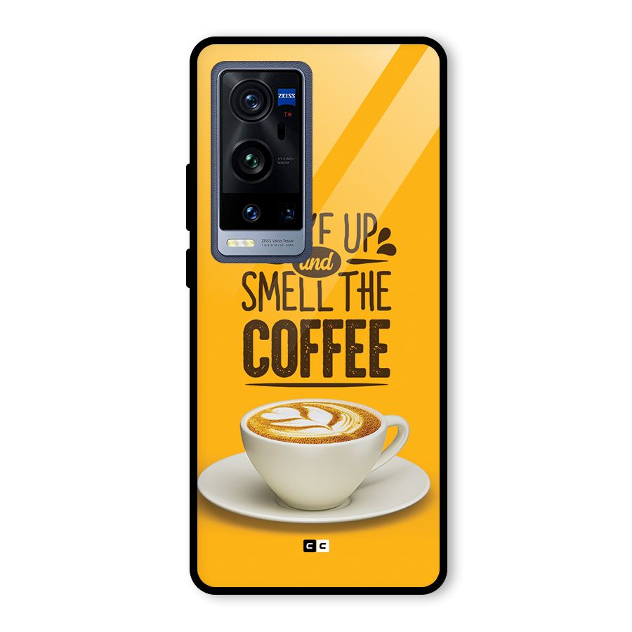 Wake Up Coffee Glass Back Case for Vivo X60 Pro Plus