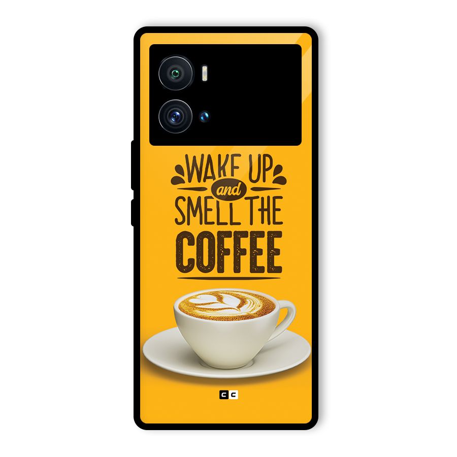 Wake Up Coffee Glass Back Case for Vivo iQOO 9 Pro