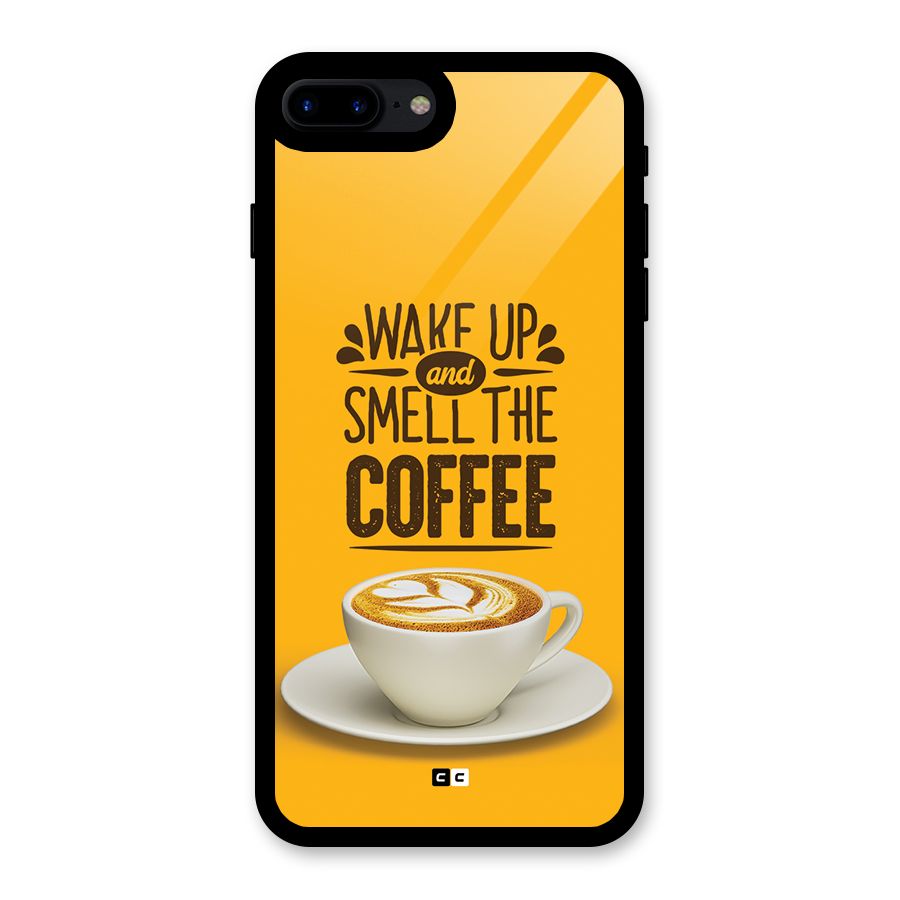 Wake Up Coffee Glass Back Case for iPhone 7 Plus
