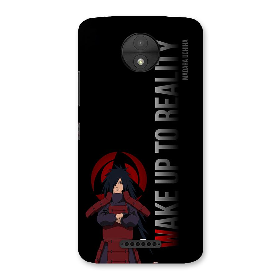 Wake Up Madara Uchiha Back Case for Moto C