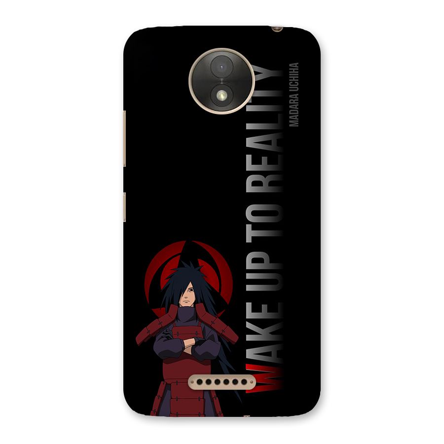 Wake Up Madara Uchiha Back Case for Moto C Plus