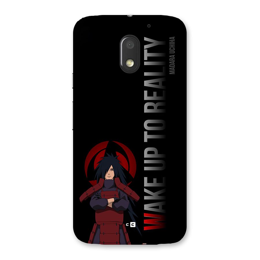Wake Up Madara Uchiha Back Case for Moto E3 Power
