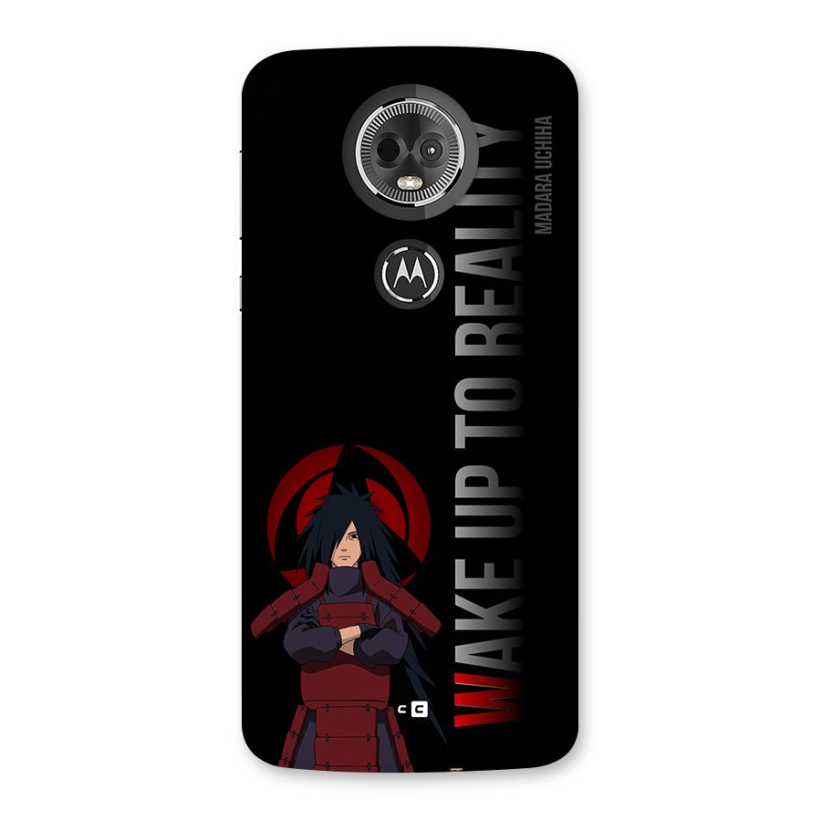 Wake Up Madara Uchiha Back Case for Moto E5 Plus