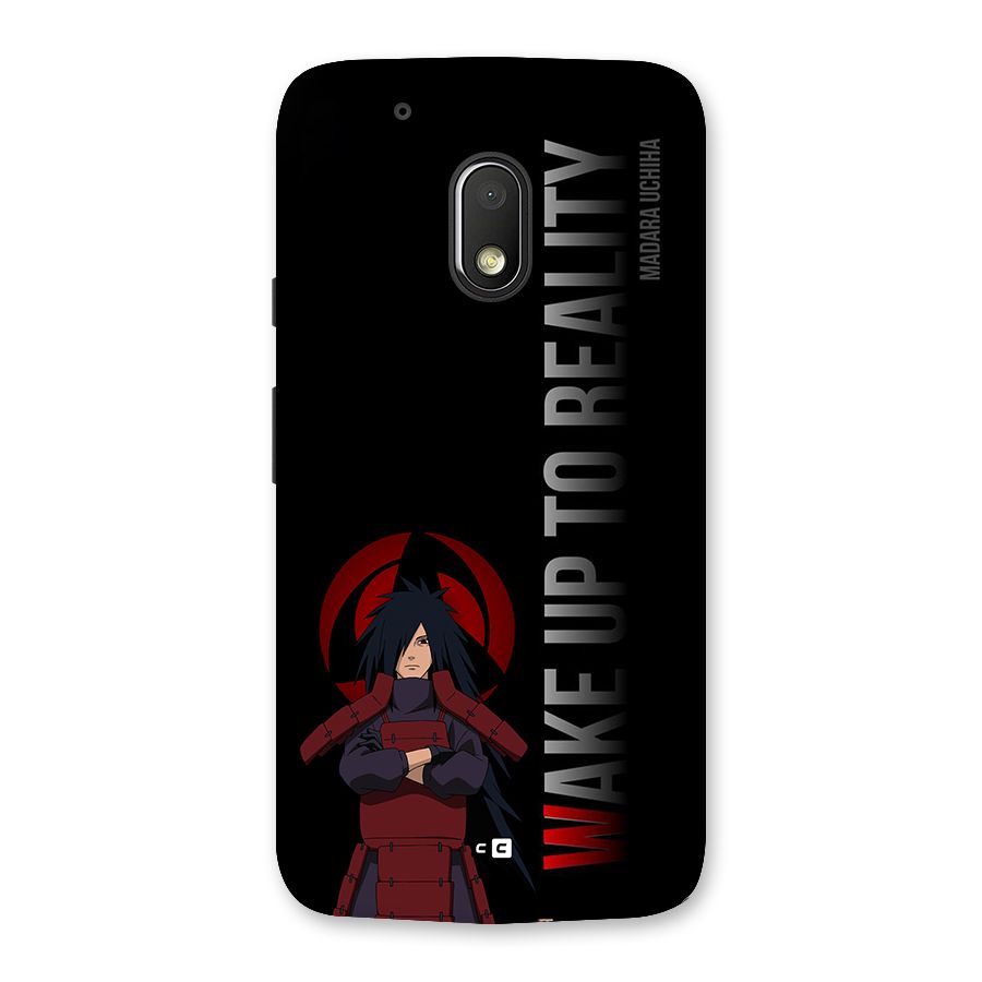 Wake Up Madara Uchiha Back Case for Moto G4 Play