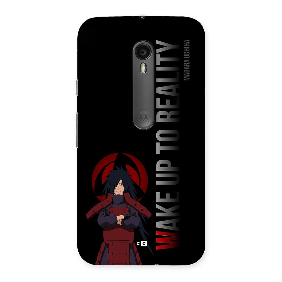 Wake Up Madara Uchiha Back Case for Moto G Turbo