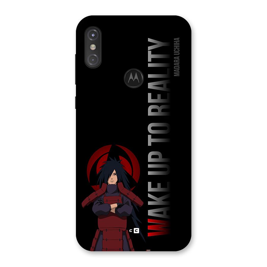 Wake Up Madara Uchiha Back Case for Motorola One Power