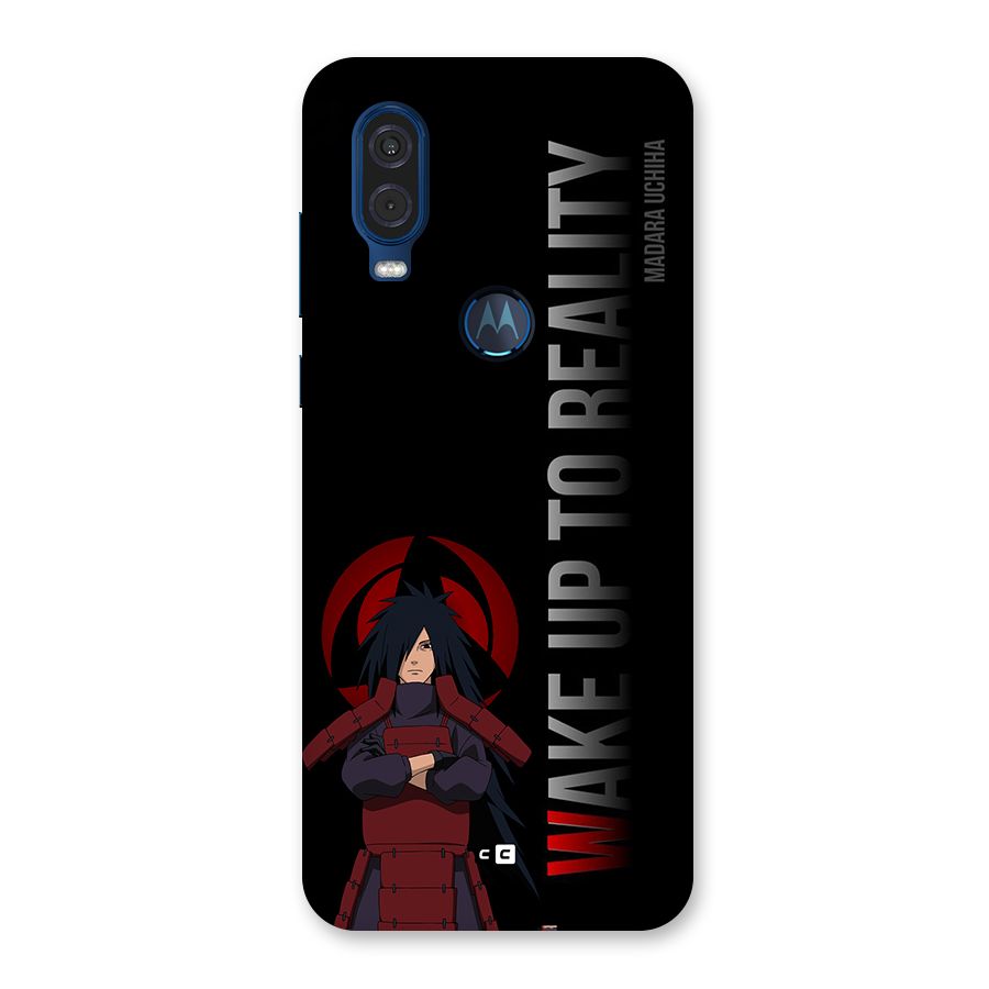 Wake Up Madara Uchiha Back Case for Motorola One Vision