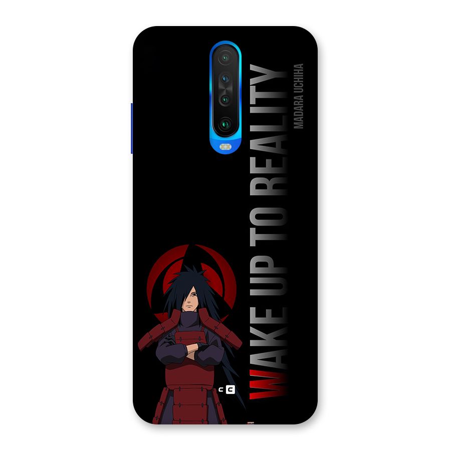 Wake Up Madara Uchiha Back Case for Poco X2
