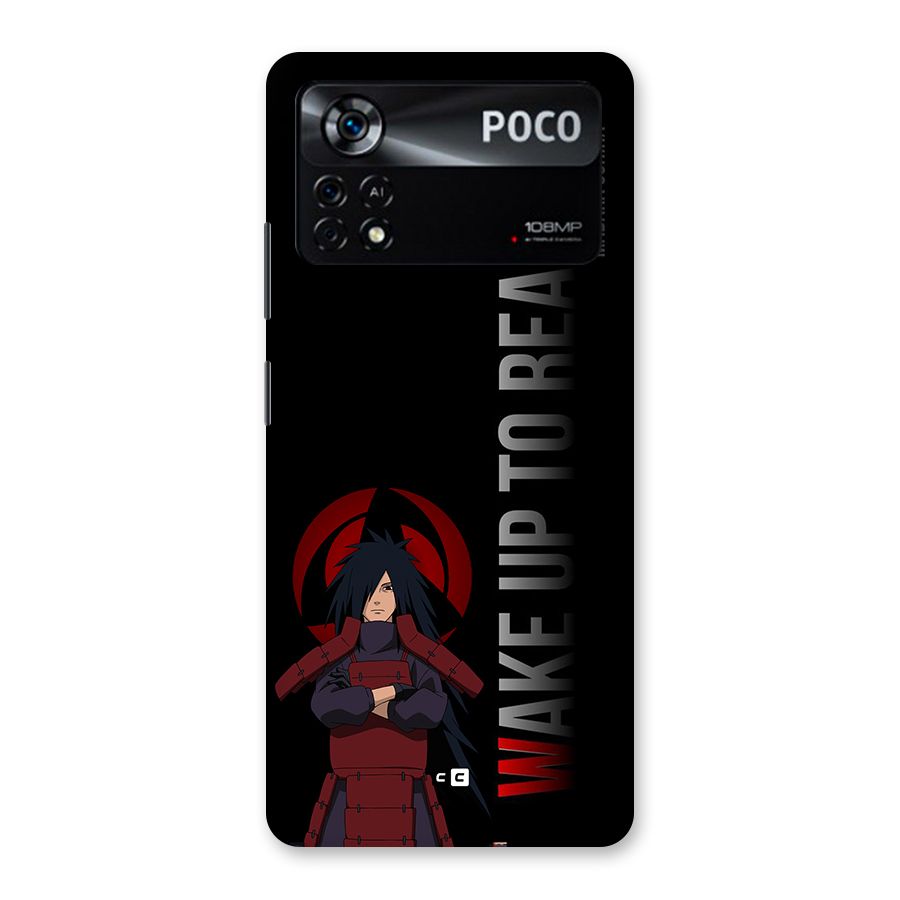 Wake Up Madara Uchiha Back Case for Poco X4 Pro 5G
