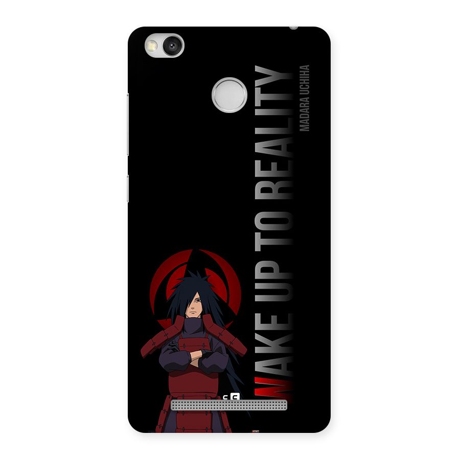 Wake Up Madara Uchiha Back Case for Redmi 3S Prime