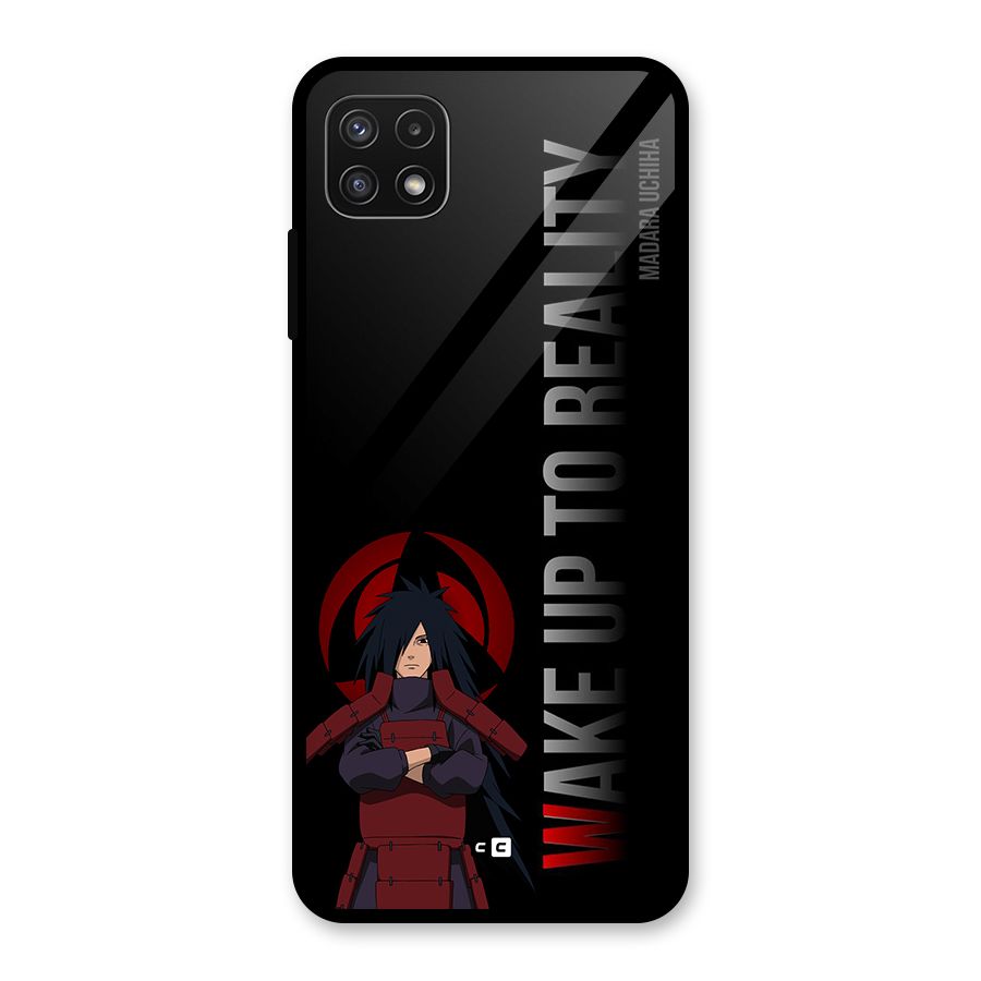 Wake Up Madara Uchiha Glass Back Case for Galaxy A22 5G