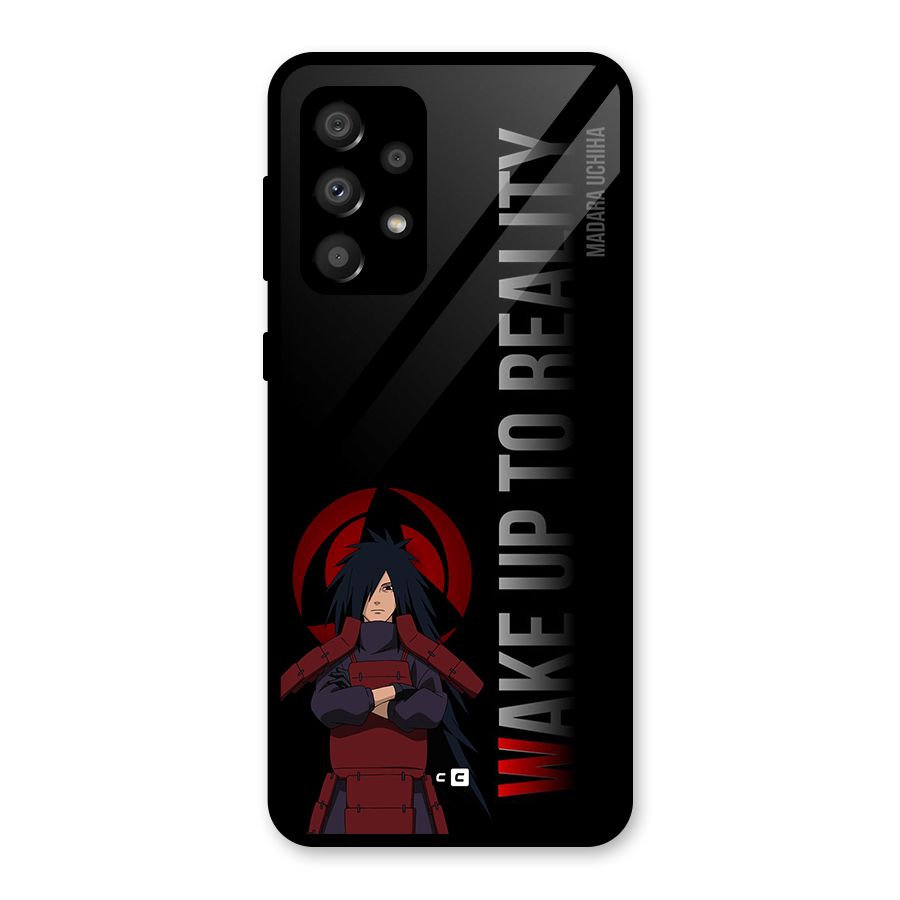 Wake Up Madara Uchiha Glass Back Case for Galaxy A32