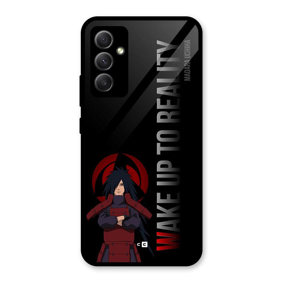 Wake Up Madara Uchiha Glass Back Case for Galaxy A34