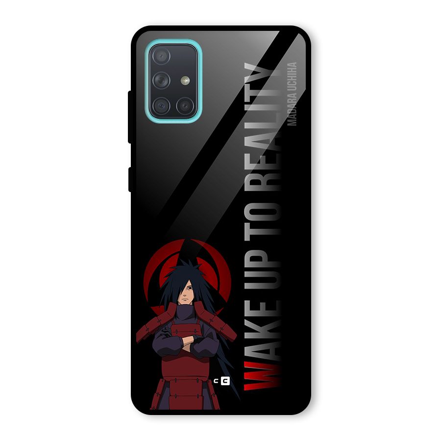 Wake Up Madara Uchiha Glass Back Case for Galaxy A71