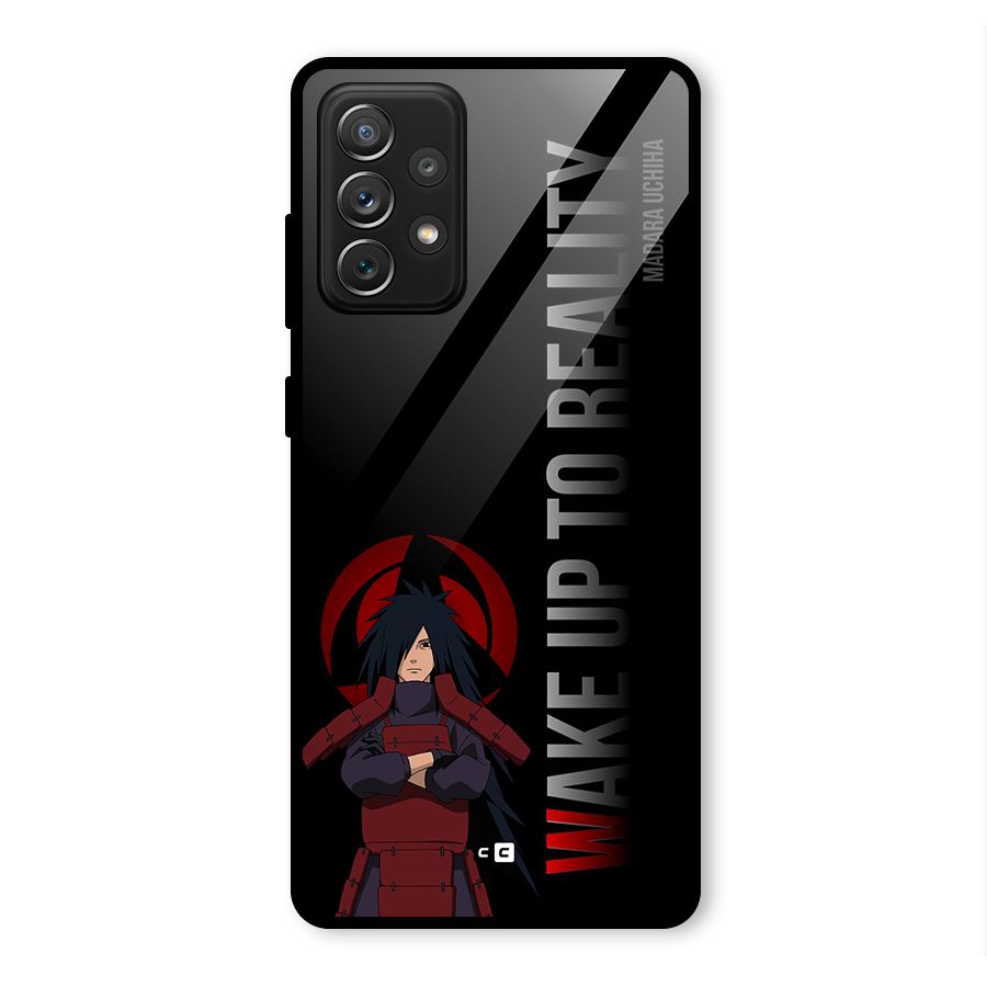 Wake Up Madara Uchiha Glass Back Case for Galaxy A72