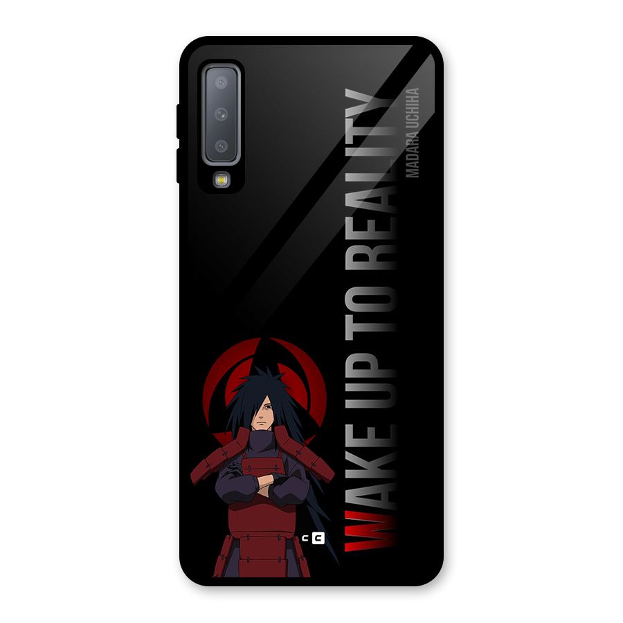 Wake Up Madara Uchiha Glass Back Case for Galaxy A7 (2018)