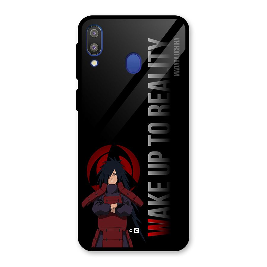 Wake Up Madara Uchiha Glass Back Case for Galaxy M20