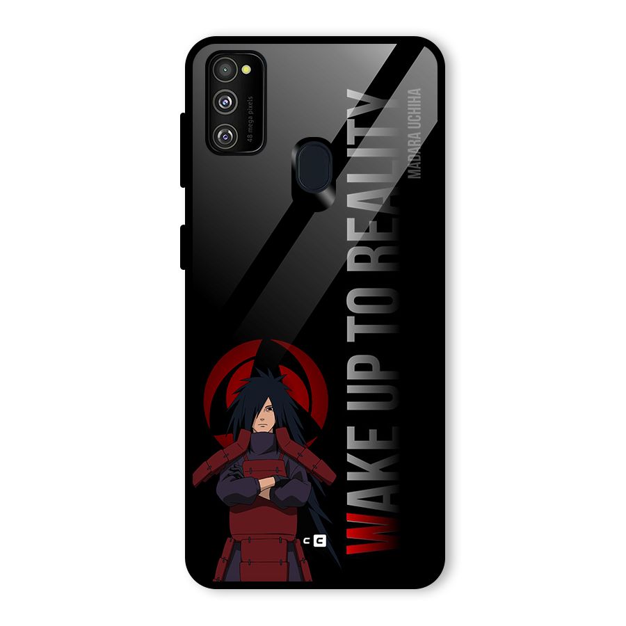Wake Up Madara Uchiha Glass Back Case for Galaxy M30s