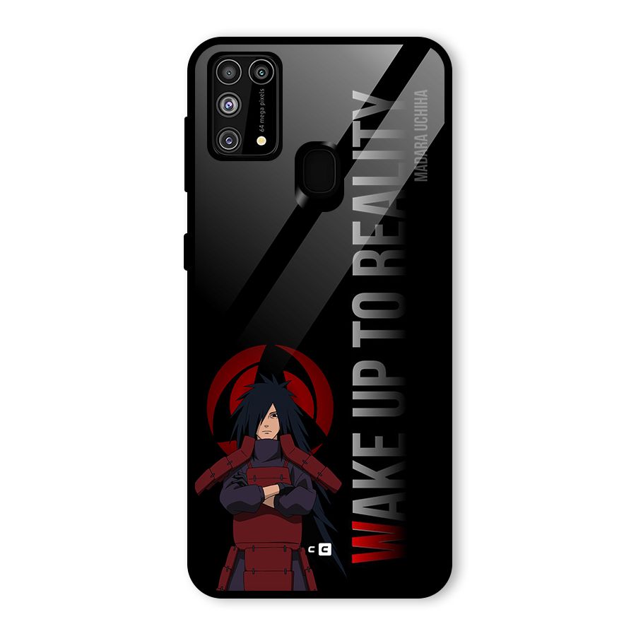 Wake Up Madara Uchiha Glass Back Case for Galaxy M31