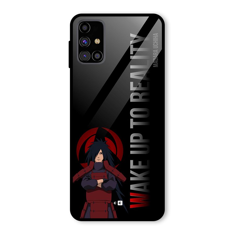 Wake Up Madara Uchiha Glass Back Case for Galaxy M31s