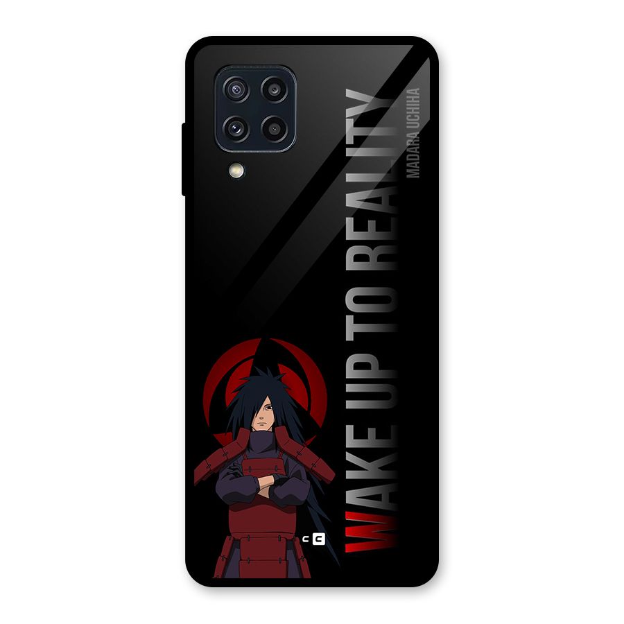 Wake Up Madara Uchiha Glass Back Case for Galaxy M32