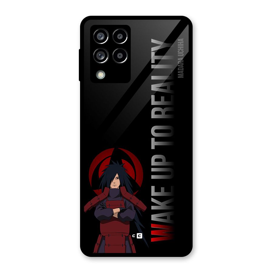 Wake Up Madara Uchiha Glass Back Case for Galaxy M53 5G