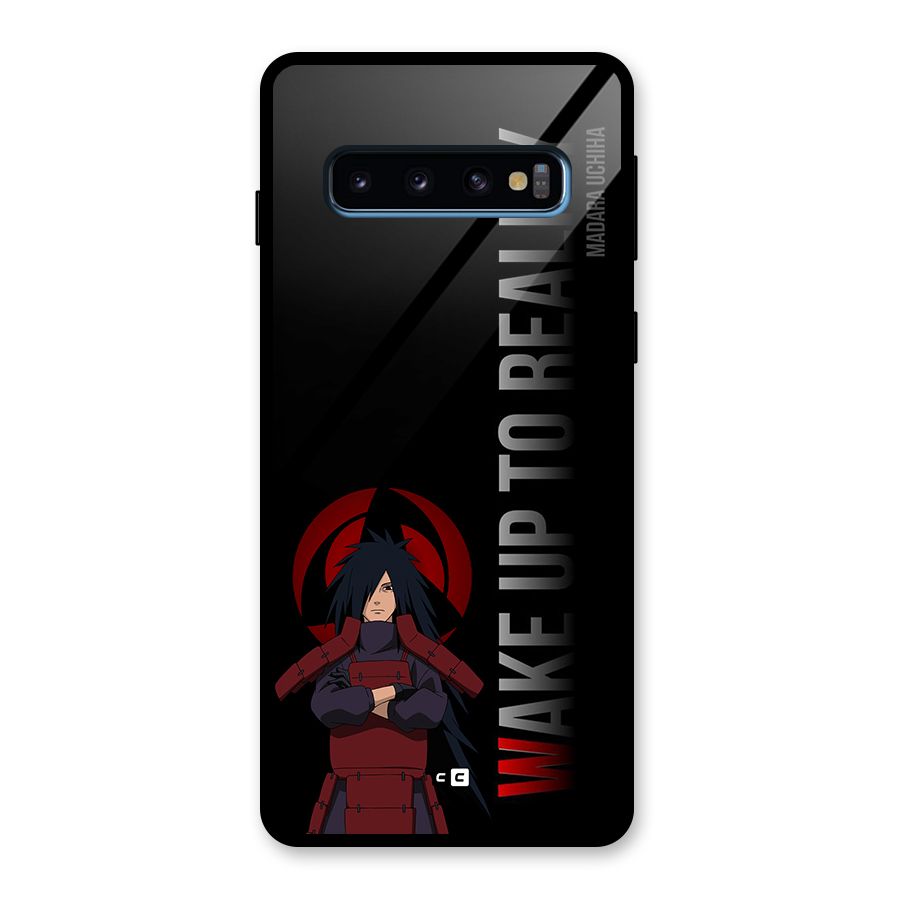 Wake Up Madara Uchiha Glass Back Case for Galaxy S10