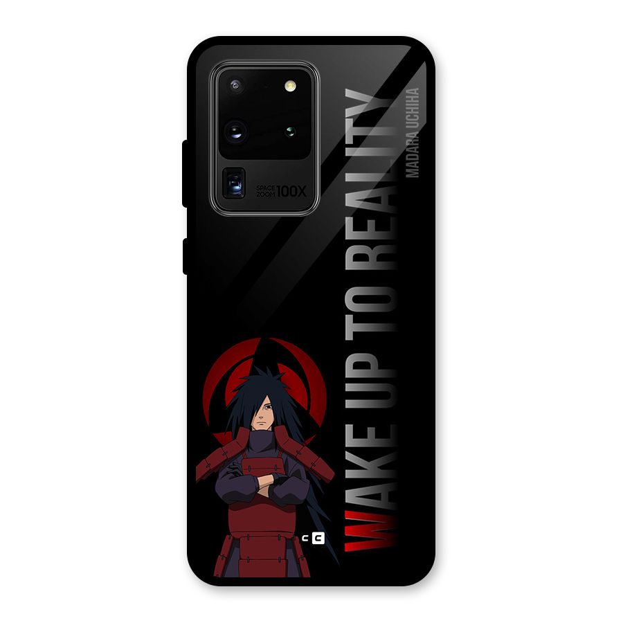 Wake Up Madara Uchiha Glass Back Case for Galaxy S20 Ultra