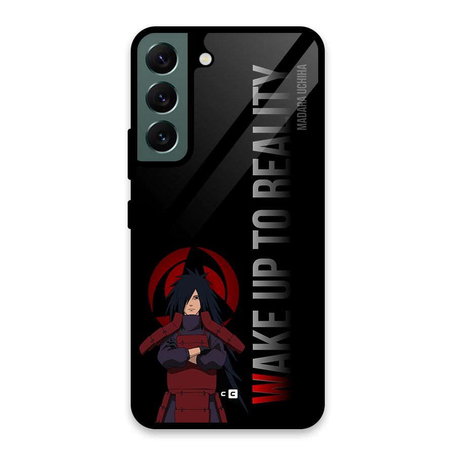 Wake Up Madara Uchiha Glass Back Case for Galaxy S22 5G