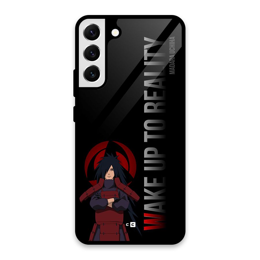 Wake Up Madara Uchiha Glass Back Case for Galaxy S22 Plus 5G