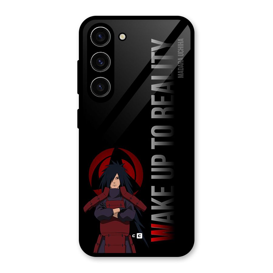 Wake Up Madara Uchiha Glass Back Case for Galaxy S23