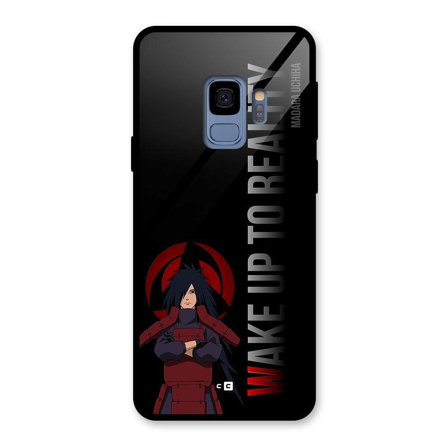 Wake Up Madara Uchiha Glass Back Case for Galaxy S9