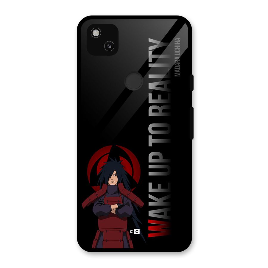 Wake Up Madara Uchiha Glass Back Case for Google Pixel 4a