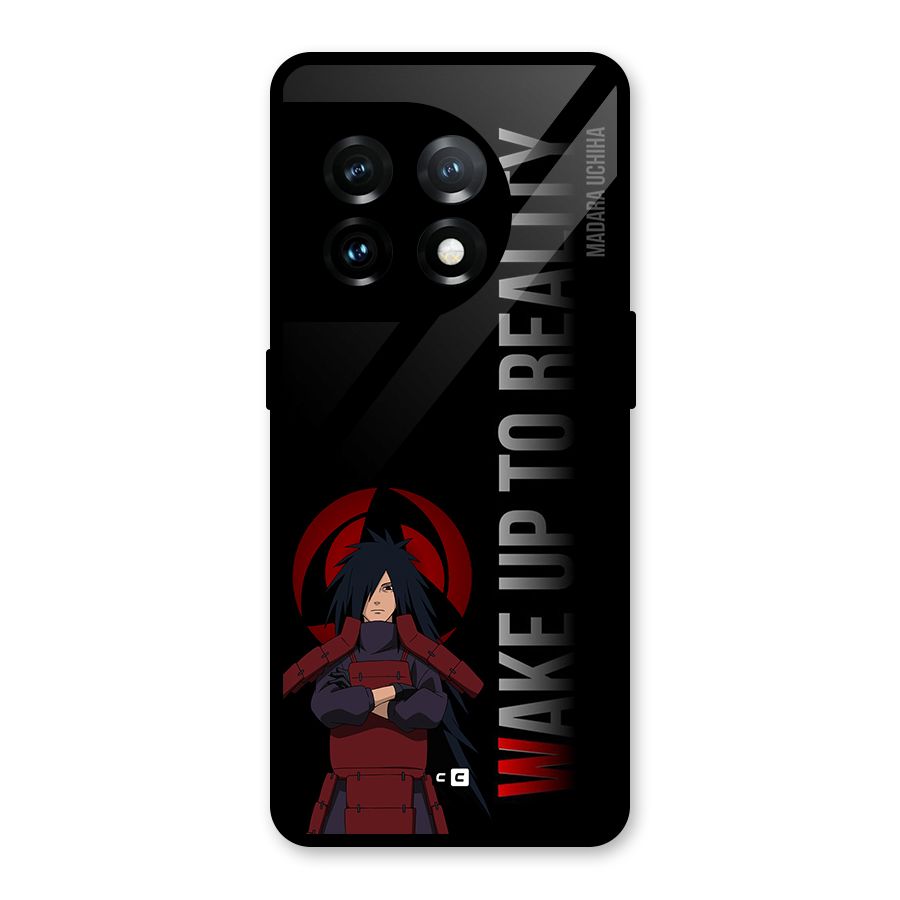 Wake Up Madara Uchiha Glass Back Case for OnePlus 11