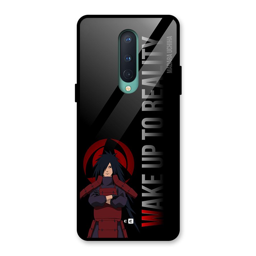 Wake Up Madara Uchiha Glass Back Case for OnePlus 8