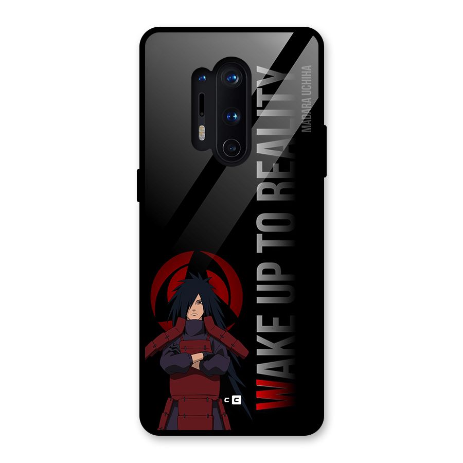 Wake Up Madara Uchiha Glass Back Case for OnePlus 8 Pro