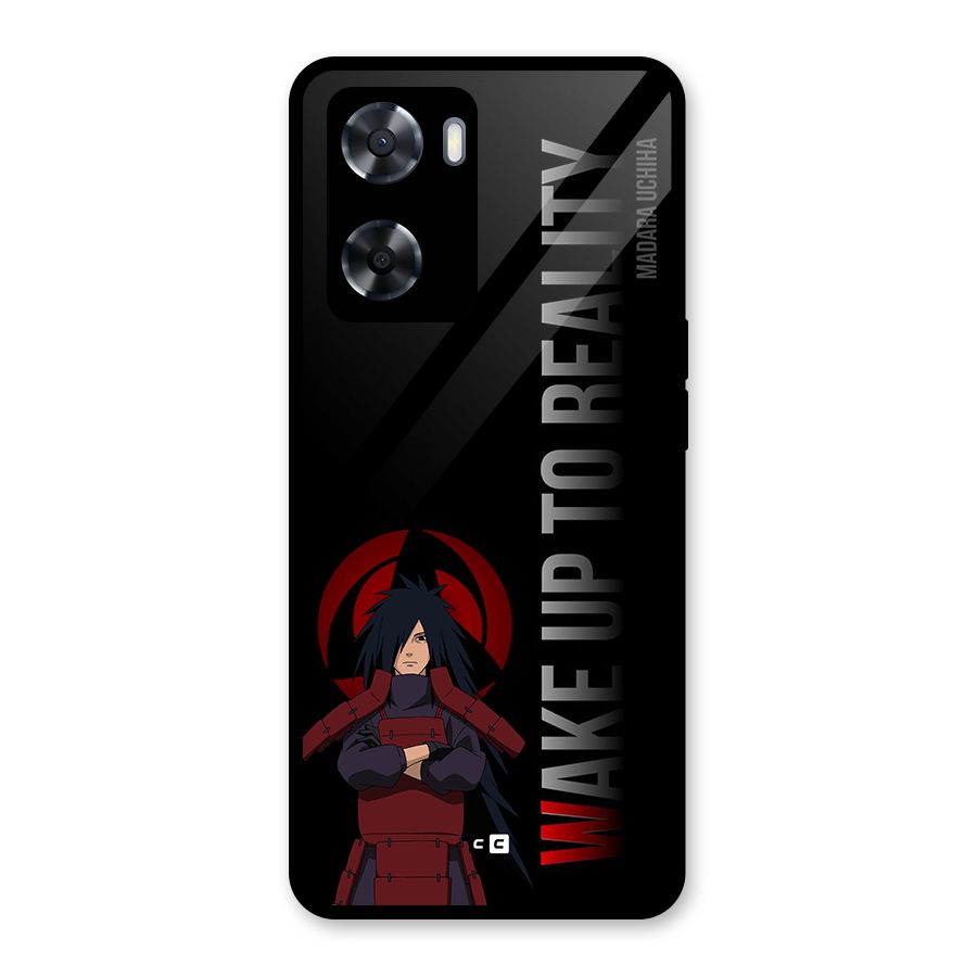 Wake Up Madara Uchiha Glass Back Case for Oppo A57 2022