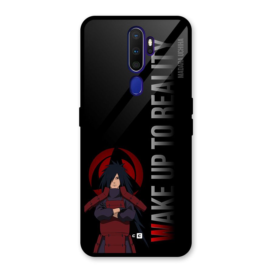 Wake Up Madara Uchiha Glass Back Case for Oppo A9 (2020)