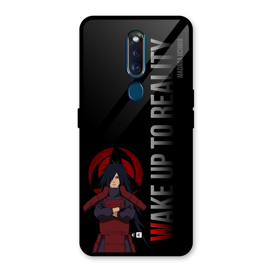 Wake Up Madara Uchiha Glass Back Case for Oppo F11 Pro