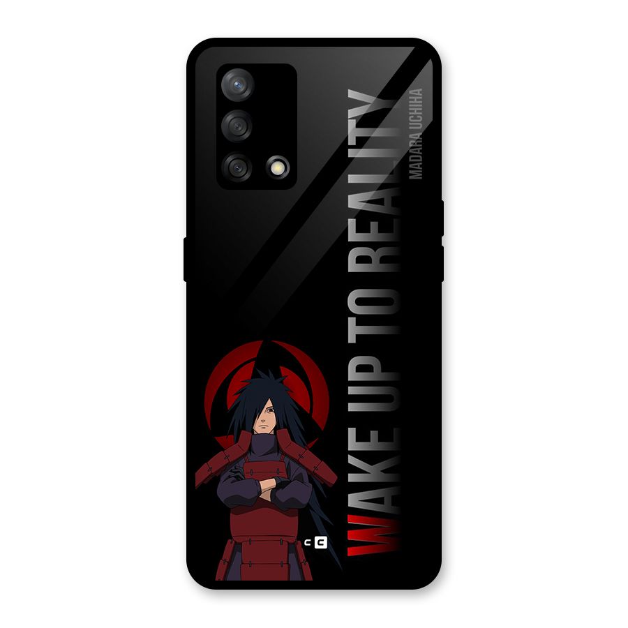 Wake Up Madara Uchiha Glass Back Case for Oppo F19s