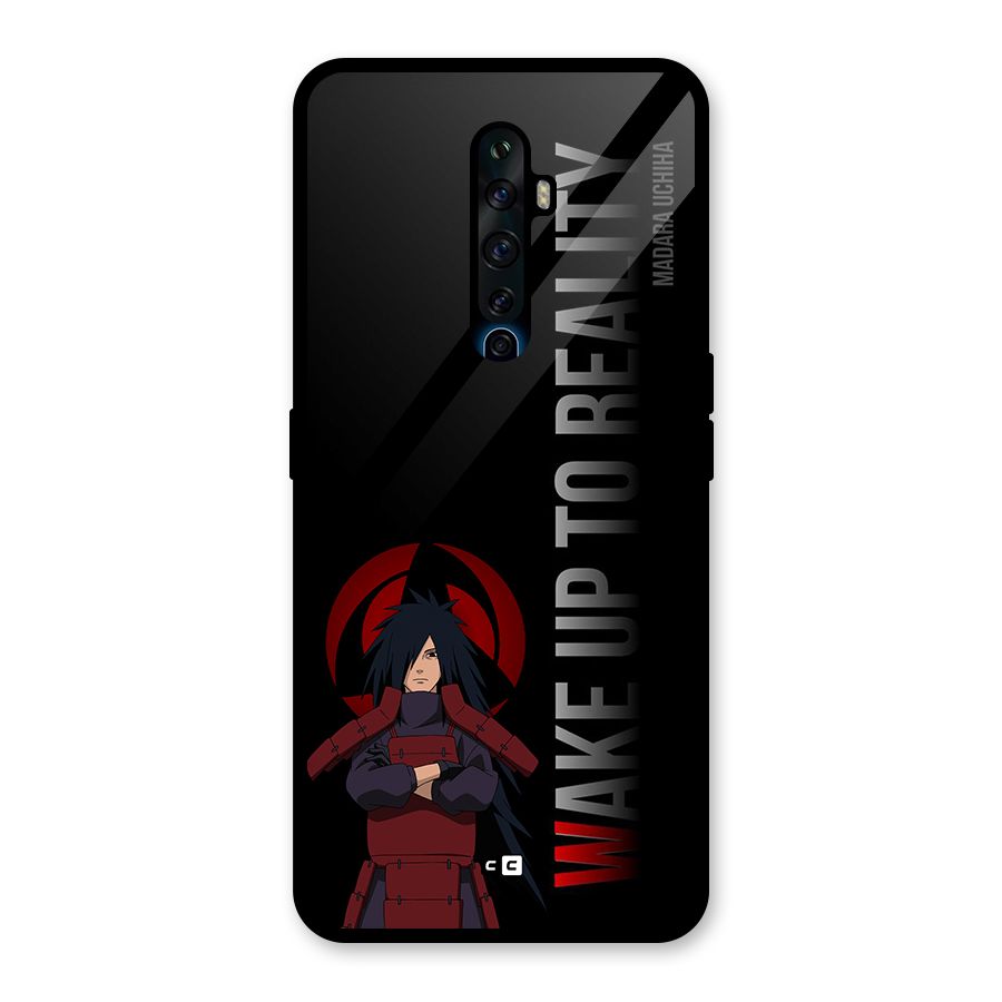 Wake Up Madara Uchiha Glass Back Case for Oppo Reno2 F