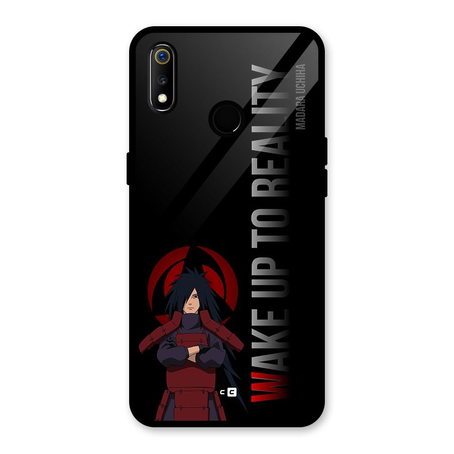 Wake Up Madara Uchiha Glass Back Case for Realme 3i