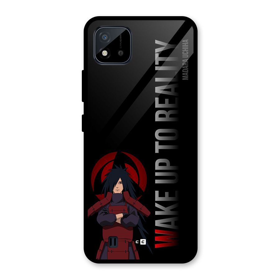 Wake Up Madara Uchiha Glass Back Case for Realme C11 2021