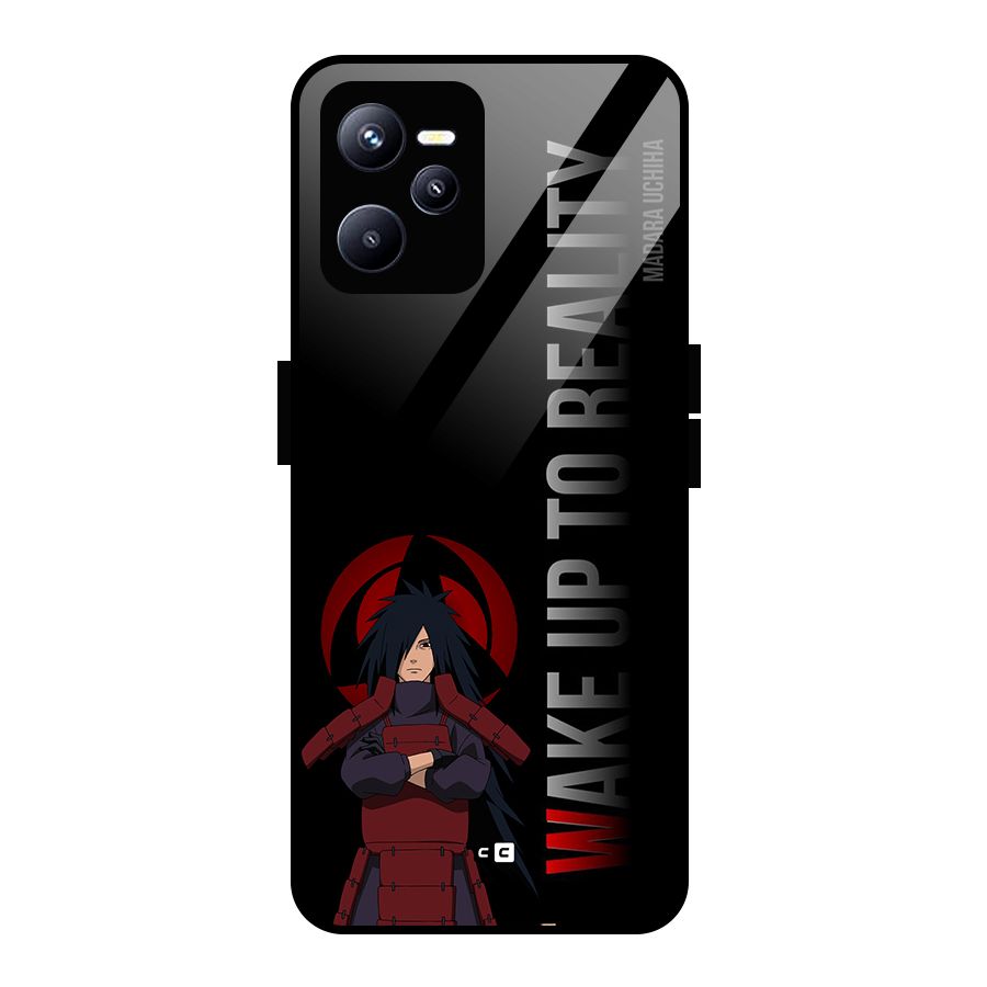 Wake Up Madara Uchiha Glass Back Case for Realme C35