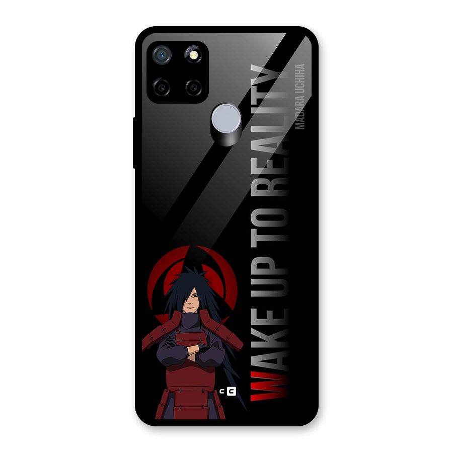 Wake Up Madara Uchiha Glass Back Case for Realme Narzo 20